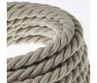Cordón trenzado Textil 3G0.75 Lino