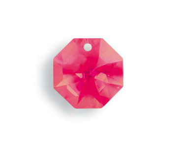 Octógono Lily 8115/14mm 1 taladro Bordeaux Swarovski Crystal