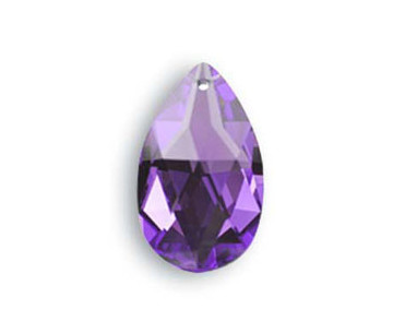 Almendro 8721/38x22mm Blue Violet Swarovski Crystal