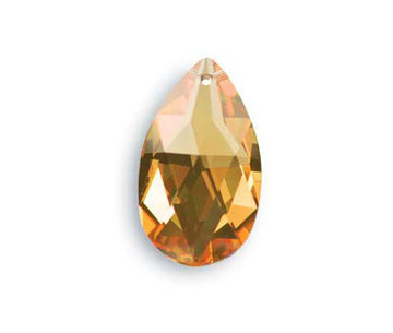 Almendro 8721/38x22mm Topaz Swarovski Crystal