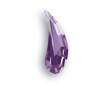 Fairy Wing 8950/803 138 (38x14mm) Violet Swarovski Crystal