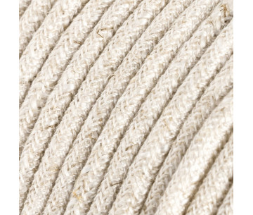 Cable silicona Ultra Soft 2x0,75 de lino Blanco Melange RN01