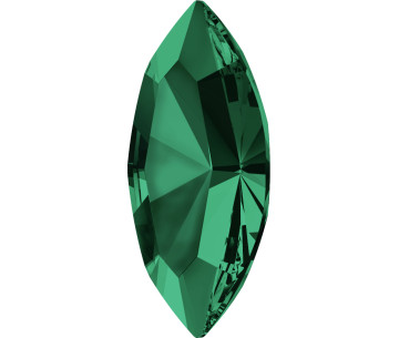 4228 15x7mm Emerald F(205)