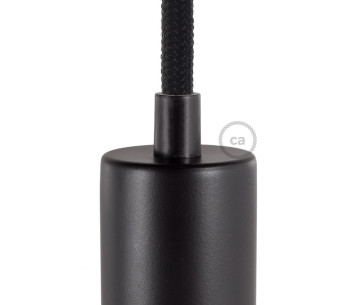  Prensaestopa plastico Negro con tubo roscado tuerca y arandela