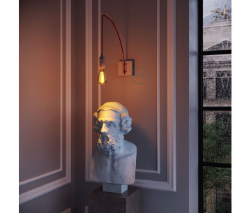 Archet(To), soporte de pared transparente para lámparas colgantes