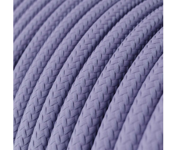 Cable manguera redonda 2x0,75 textil Rayon Lila sólido