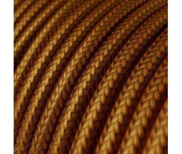 Cable manguera redonda 3G0,75 textil Rayon Whisky sólido