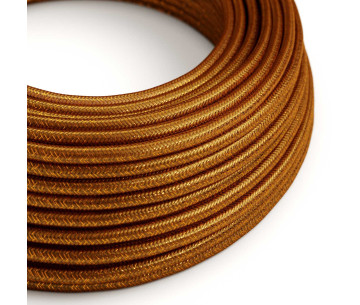 Cable manguera redonda 3G0,75 textil Rayon Cobre sólido Glitter