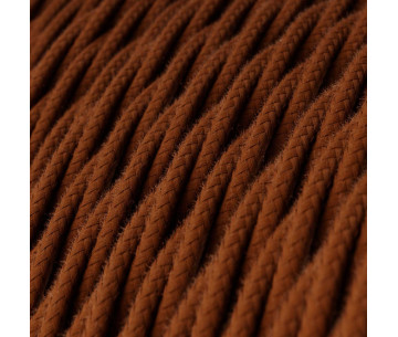 Cable Trenzado 2x0,75 textil Algodón Ciervo sólido