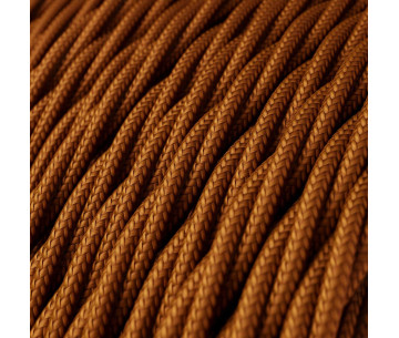 Cable Trenzado 2x0,75 textil Rayon Whisky sólido