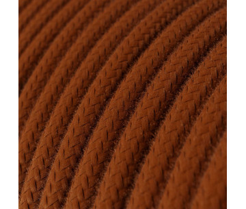 Cable manguera redonda 2x0,75 textil Algodón Ciervo sólido