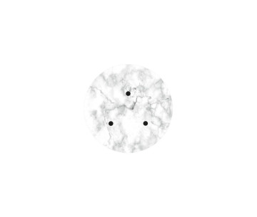 KIT Rose-one redondo D200 3 agujeros triangulo marmol carrara