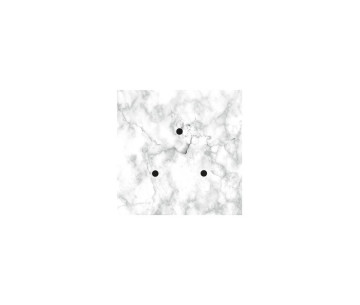 KIT Rose-one Cuadrado 20X20 3 agujeros triangulo marmol carrara