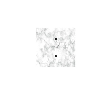 KIT Rose-one Cuadrado 20X20 2 agujeros marmol carrara