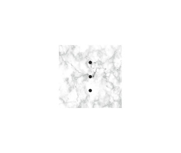 KIT Rose-one Cuadrado 20X20 3 agujeros linea marmol carrara