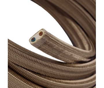 Cable Guirnalda 2x1,5mm2 textil efecto seda Cipria