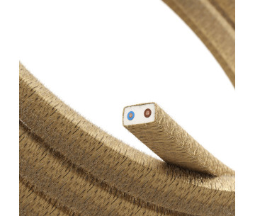 Cable Guirnalda 2x1,5mm2 textil Yute