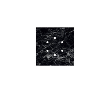 KIT Rose-one Cuadrado 20X20 6 agujeros marmol marquina