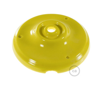 KIT Florón Porcelana D105 1 agujero color Amarillo brillante