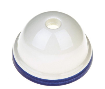 KIT Florón cerámica mini D75 1 agujero Blanco-Azul