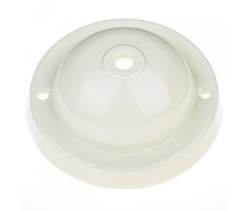 KIT Florón cerámica simple D130 1 agujero Blanco