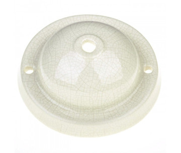 KIT Florón cerámica simple D130 1 agujero efecto Craquelé