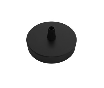 Kit Florón mini metal D83 1 agujero negro prensaestopa plastico