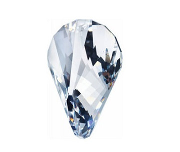 Oloid 8950/203 176 (76x50mm) Swarovski Crystal