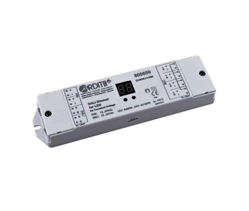Dimmer led CV 12-24V control DALI 4 canales 4x60W(12V) 4x120W(24V)