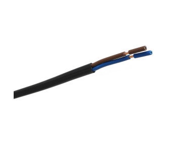 Cable manguera plana PVC 2x0.50 negro