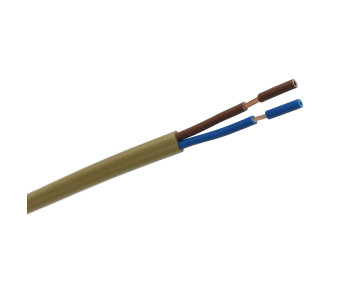 Cable manguera plana PVC 2x0.50 oro
