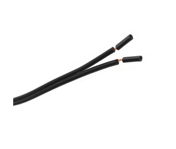 Cable paralelo PVC 2x0.50 negro