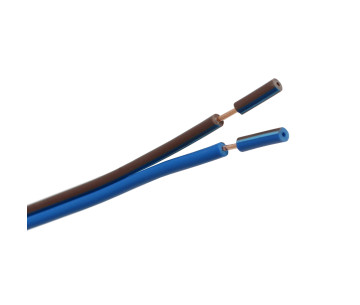 Cable paralelo PVC 2x0.50 azul-marron