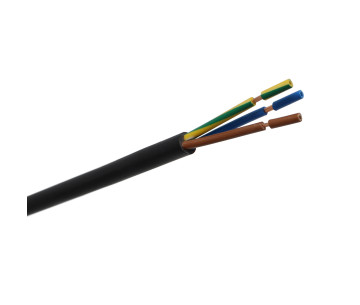 Cable manguera redonda PVC 3G0.75 negro