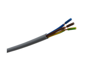Cable manguera redonda PVC 3G0.75 plata