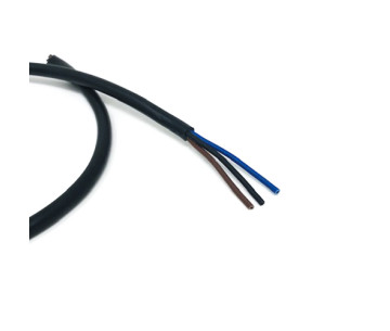 Cable manguera redonda PVC 3x0.75 sin T.T. negro