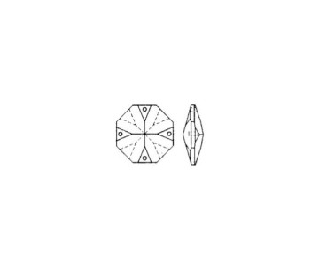 Octógono 1084/22mm Asfour crystal 4 taladros