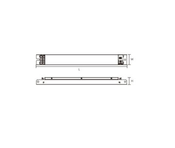 Alimentador Led Lineal dimmable DALI CC LC-45D multicorriente 45W