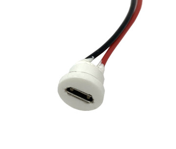 GPC Micro-B USB con 10cm cable AWG22 y conector pin 2.0