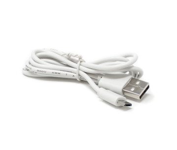 Cable de 1 metro blanco USB-tipo A -Micro USB