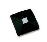 Classic Square 2483/10mm Jet Swarovski Crystal