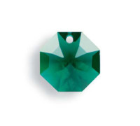 Octógono Lily 8115/14mm 1 taladro Emerald Swarovski Crystal