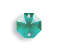 Octógono Lily 8116/14mm 2 taladros Antique Green Swarovski Crystal
