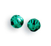 Bola pasante 8502/10mm Emerald Swarovski Crystal