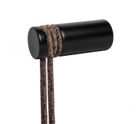 Soporte Rolé de madera negra para cable textil