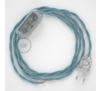 Conexión de mano 1,8m Transparente cable Trenzado Algodón Oceano TC53