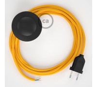 Conexión suelo 3m Negro cable redondo Seda Amarillo RM10
