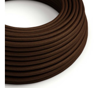 Cable manguera redonda 3G0,75 textil Rayon Marrón sólido