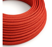Cable manguera redonda 2x0,75 textil Rayon Rojo sólido Gt