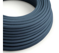 Cable manguera redonda 2x0,75 textil Algodón Gris Piedra sólido